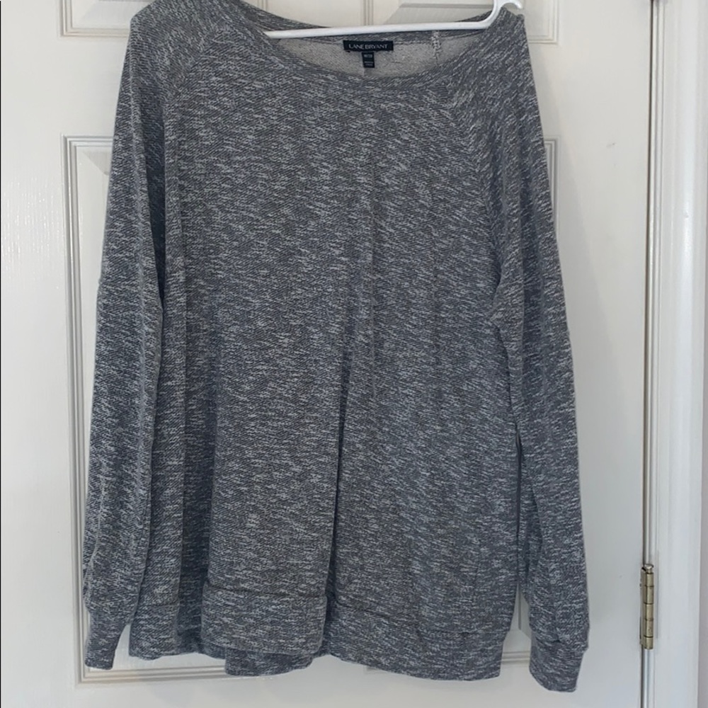 Jersey sweatshirt type material, sweater